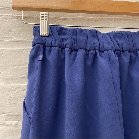 Lululemon || Noir Pant Woven Tie Waist Wide Leg Gatsby Blue 2 - Picture 5 of 10